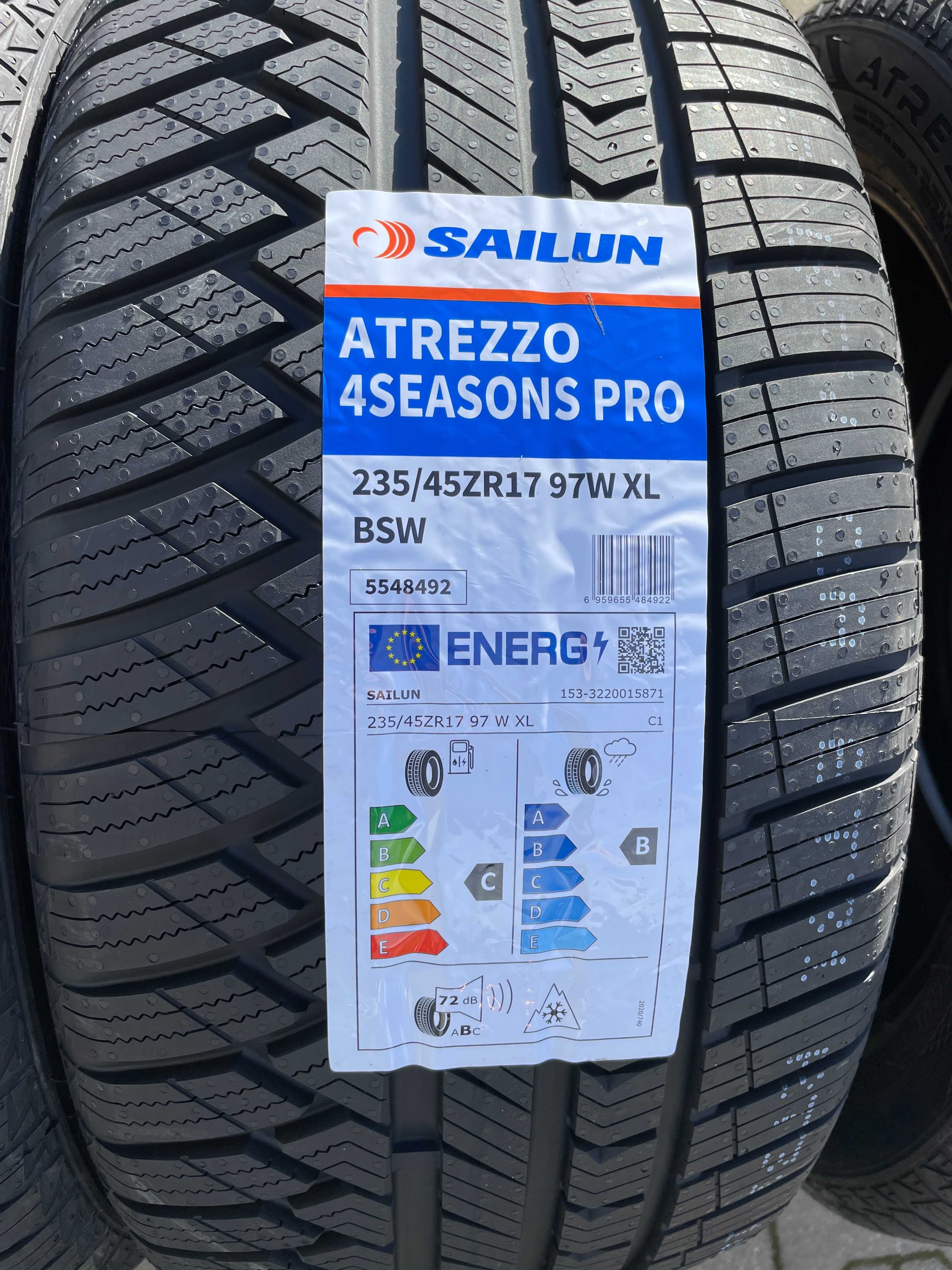 Okazja opony całoroczne 235/45R17 97W XL SAILUN ATREZZO 4SEASONS PRO