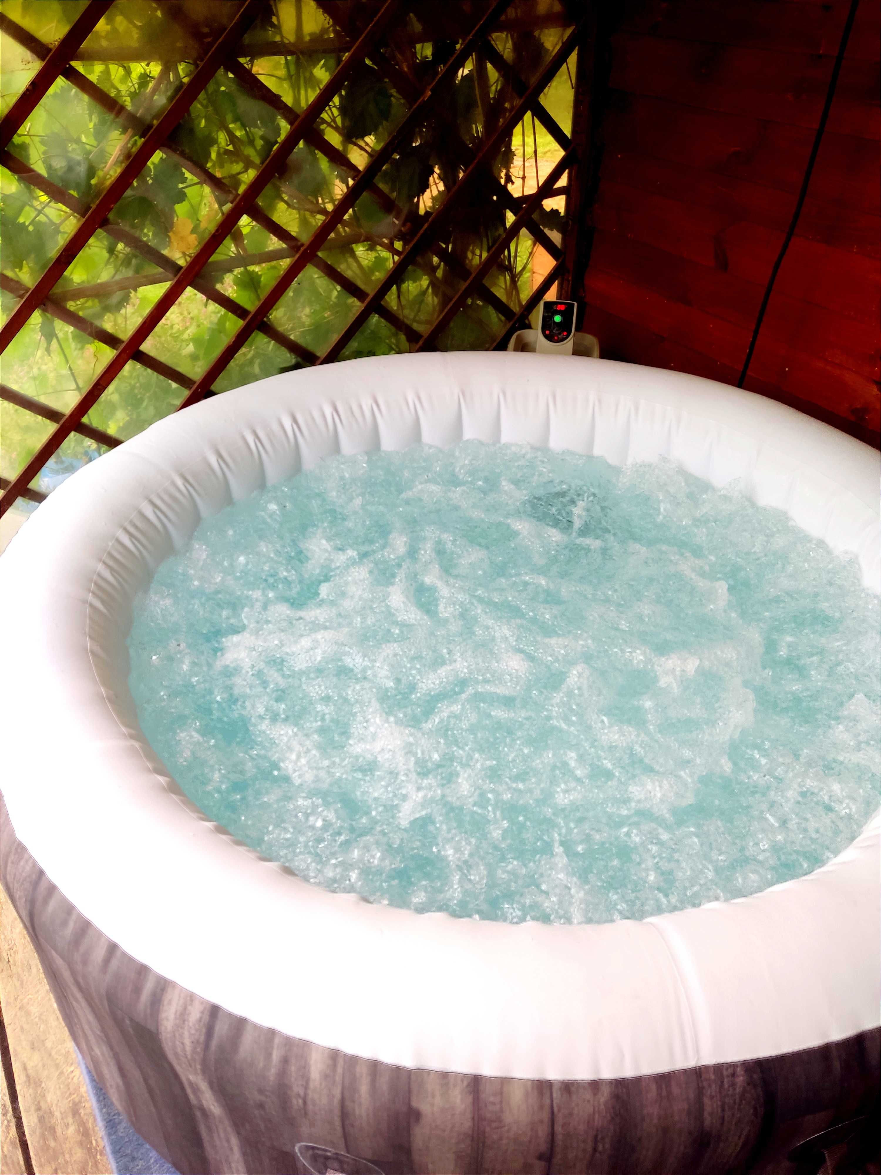 Jacuzzi Lay z spa Bahamas AirJet, całoroczne stan idealny + dodatki