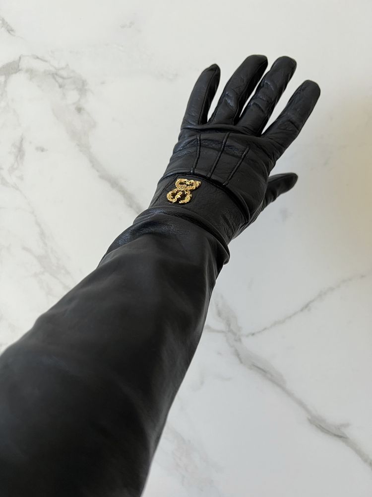 Кожаные перчатки Burberry Dolce&Gabbana