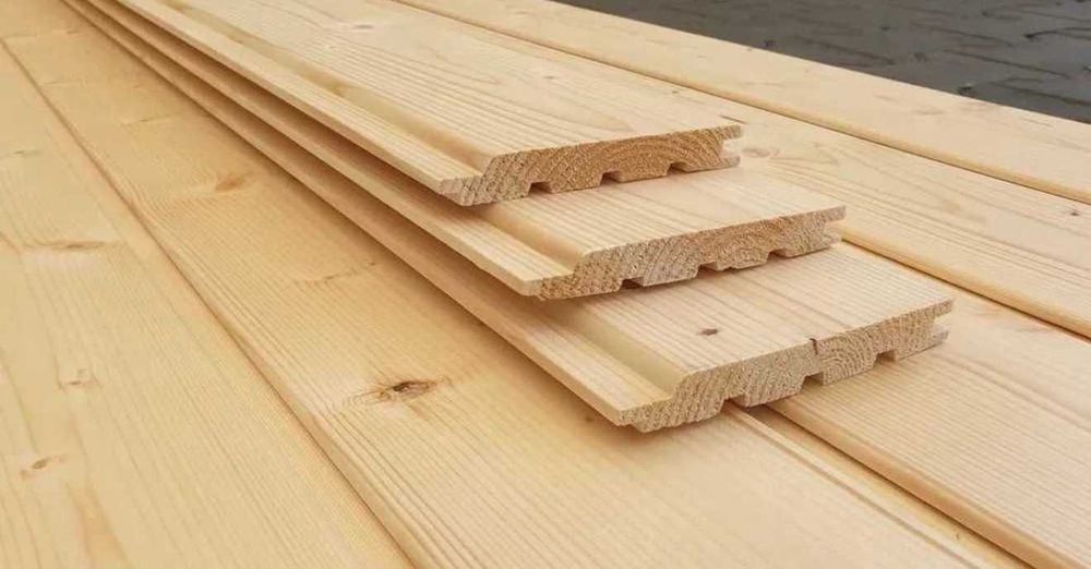 Podbitka drewniana Softline AB – świerk, idealnie gładka