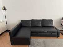 Sofa ikea preto pele (MUDANCA )