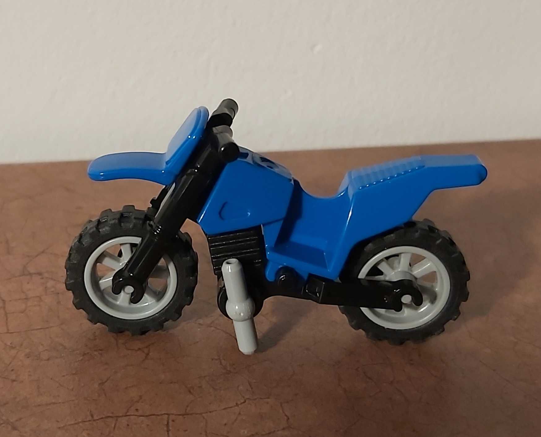 Lego City motocykl niebieski