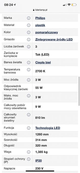 Lampa planes disney dla dziecka