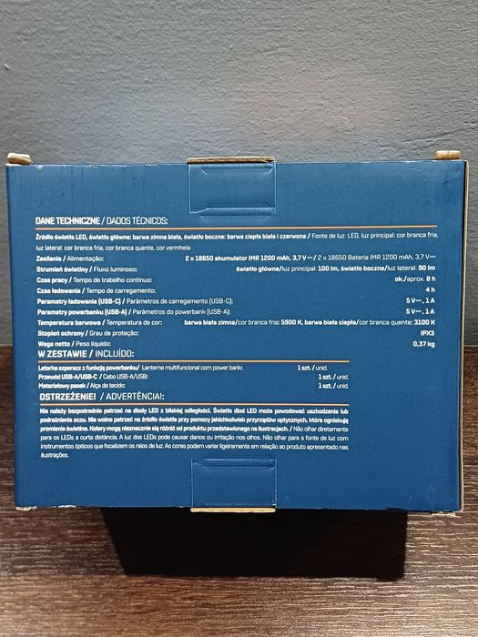 Niteo latarka szperacz z funkcją powerbanku 100 LM