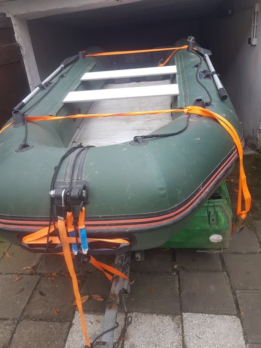 Ponton Kormoran 360 z kilem +podłoga Alu +przyczepa
