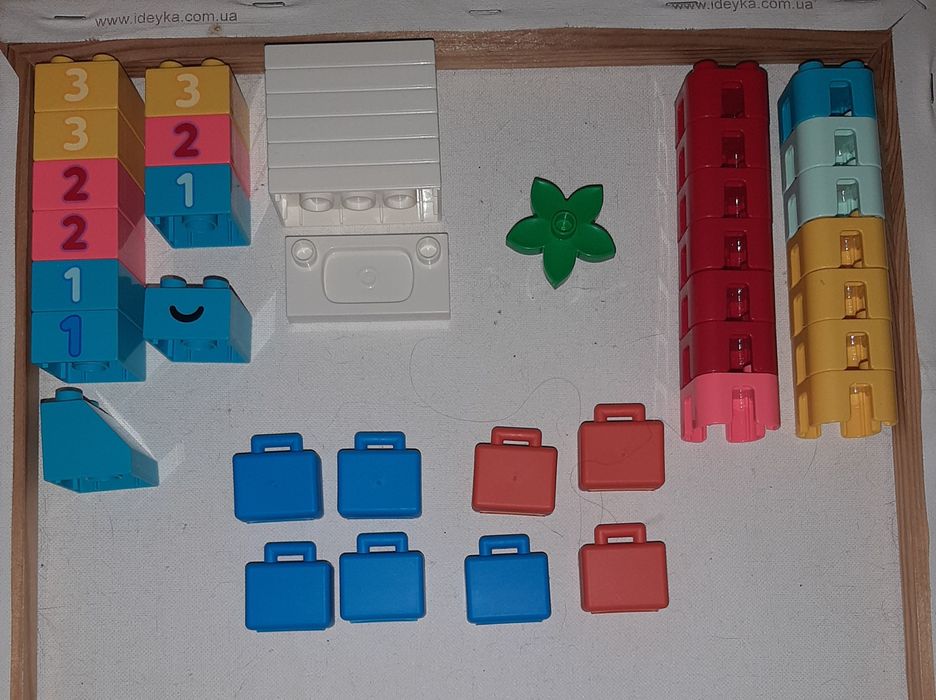 Нові цікаві деталі Лего Дупло + принти.