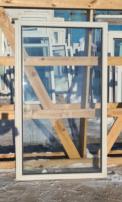 OKNA KacprzaK Witryna 82x139 FIX Używany PCV Lider Okna OLX