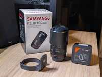 Makro obiektyw 1:1 Samyang 100mm f/2.8 ED UMC (Canon EF/Fujifilm X)