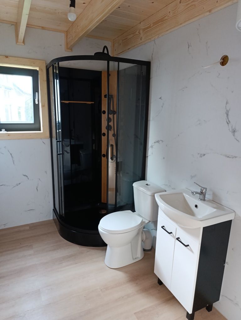 Nowy domek z BALIA JACUZZI,Staw, Kaszuby