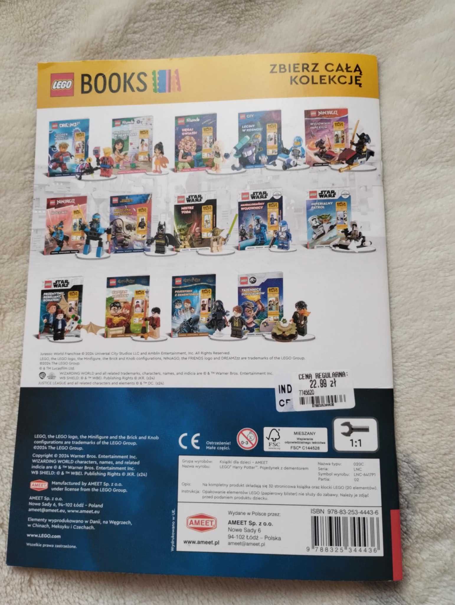 Książka Lego Harry Potter Pojedynek z dementorem