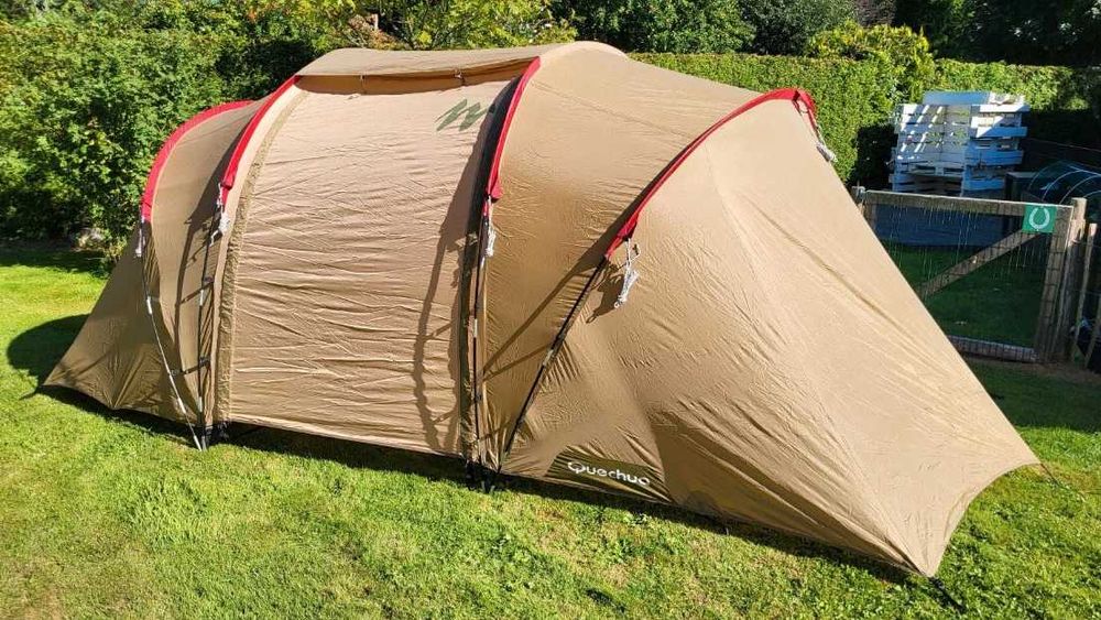 QUECHUA T4.2 Namiot Turystyczny DUŻY Rodzinny 4 osobowy 2 sypialnie