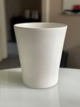 Osłonka ceramiczna, doniczka 17 cm Ikea Papaja biała