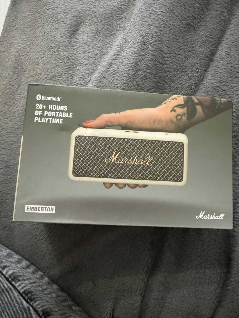 Портативная колонка Marshall Emberton Cream