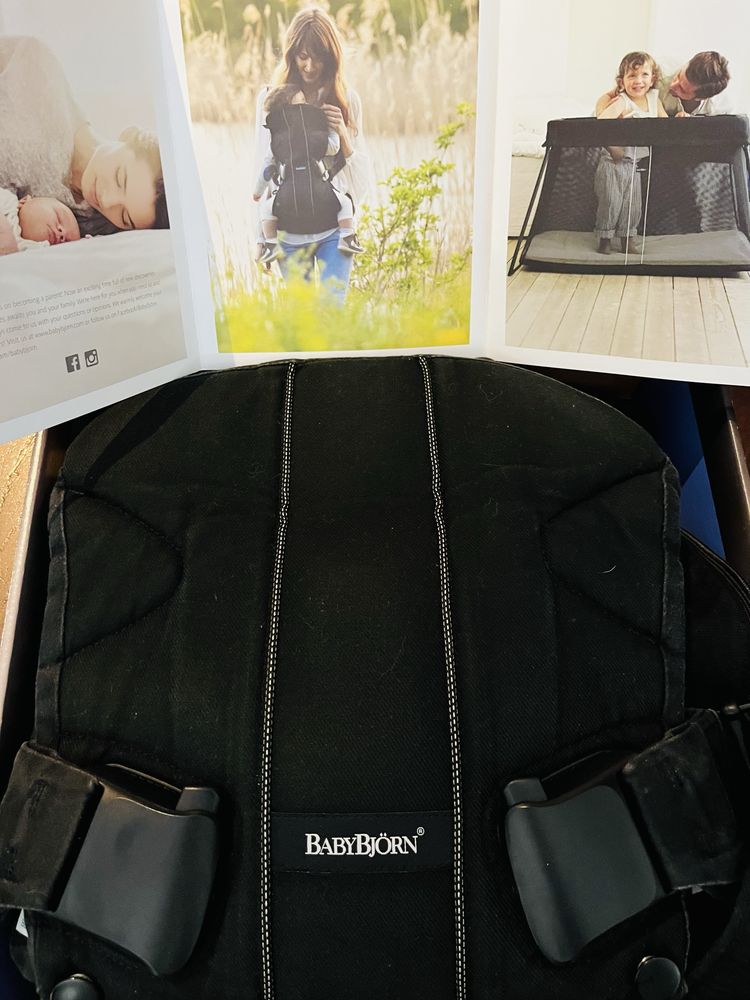 Nosidełko ergonomiczne niemowlęce Babybjorn ONE czarne