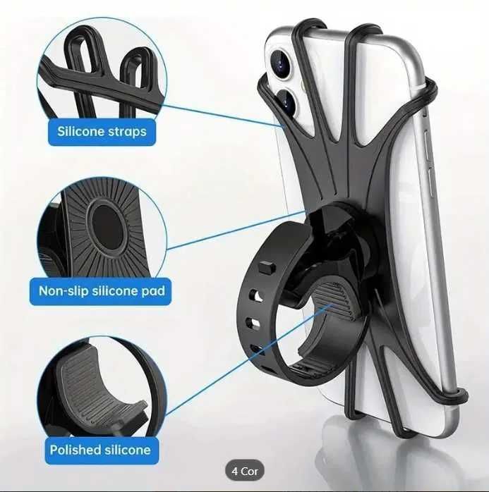 [NOVO] Suporte para telemóvel de silicone