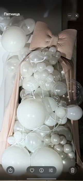 Великий бант з тканини оренда