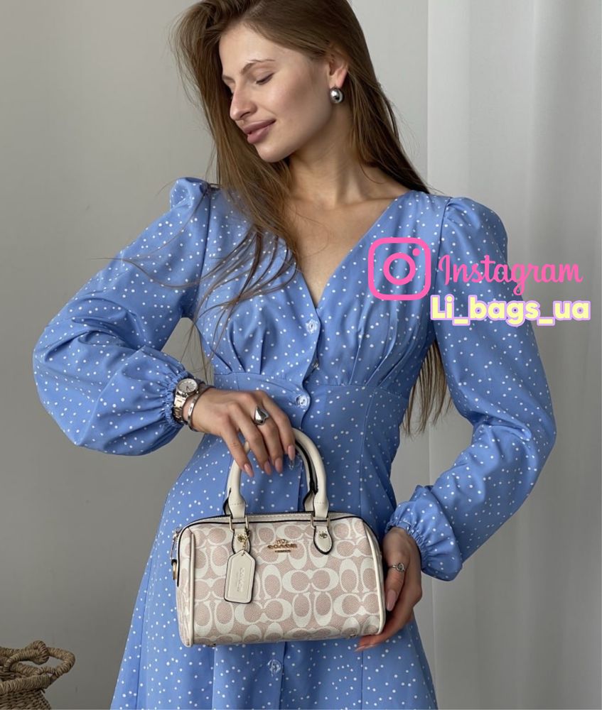 Сумка Coach Mini Rowan Crossbody  In Signature