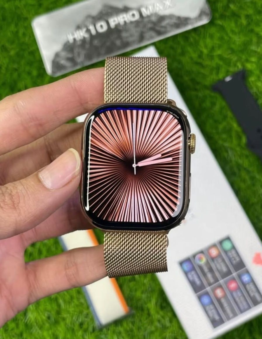 Smartwatch HK10 Pro Max złoty