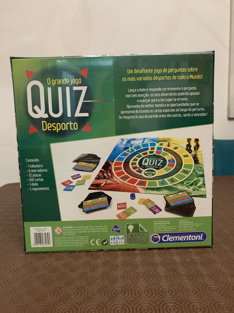 Quiz do desporto Clementoni NOVO