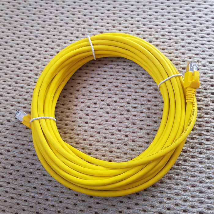 Kabel Krosowy LAN DATWYLER kat.6a flex 4P Zolty 2x po 10M i 2x Po 1,5M