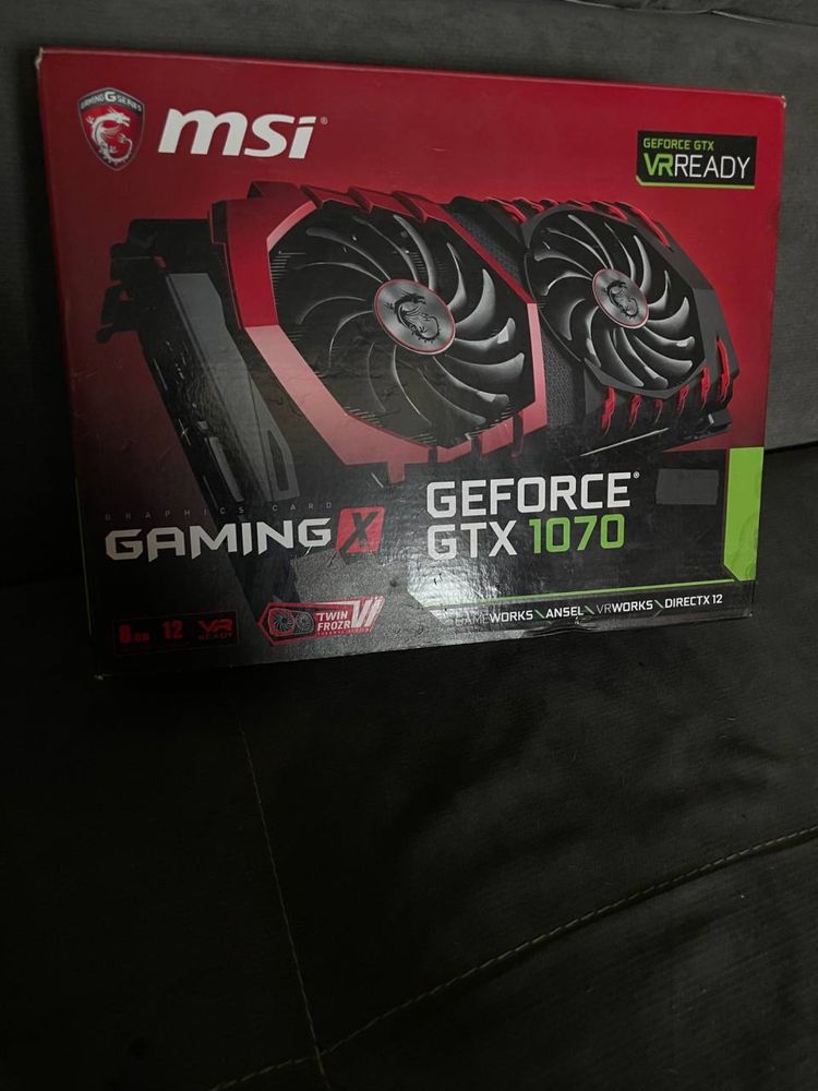 Відеокарта GeForce MSI GTX 1070 8G