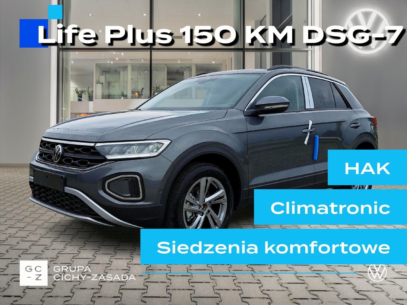 Volkswagen T-Roc Life Plus 1.5 TSI 150 KM DSG-7 | P. Comfort | HAK | P. Style