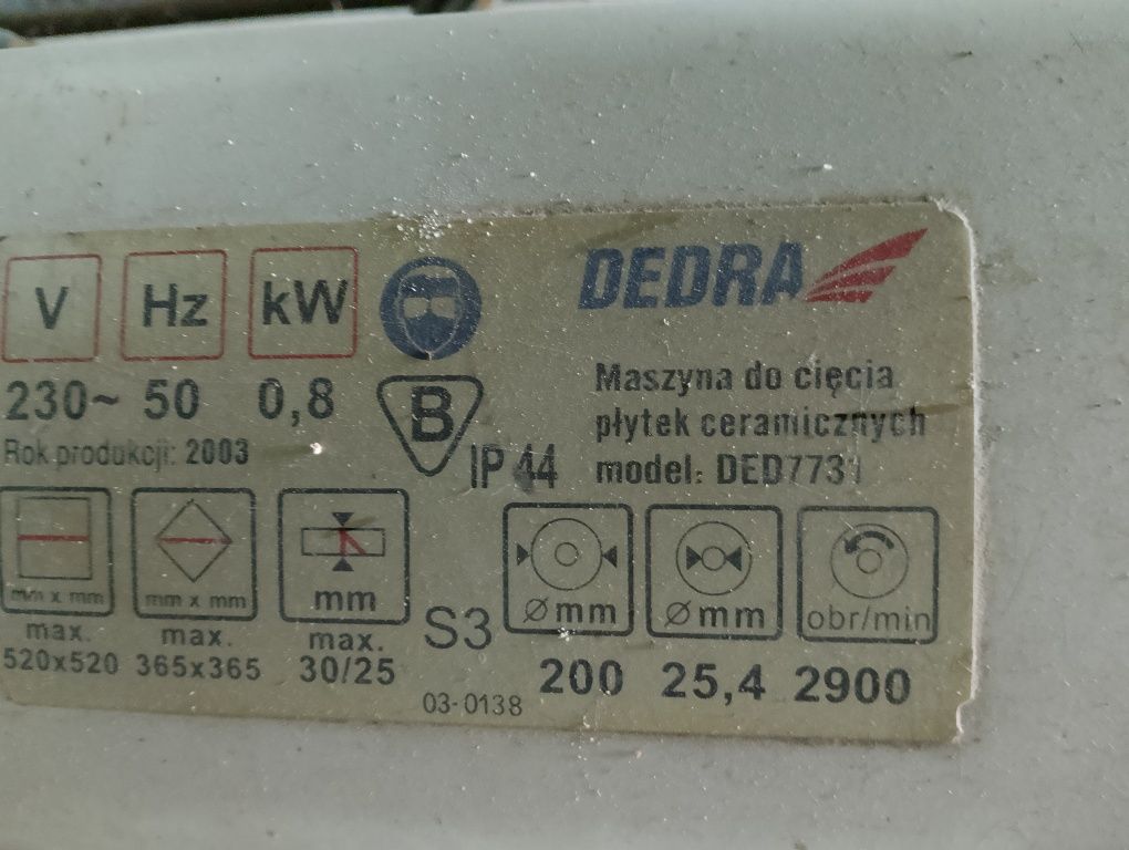 Piła do cięcia płytek