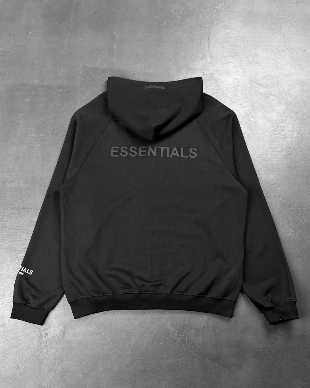 Худі Fear Of God Essentials Raglan Full Zip Hoody Black