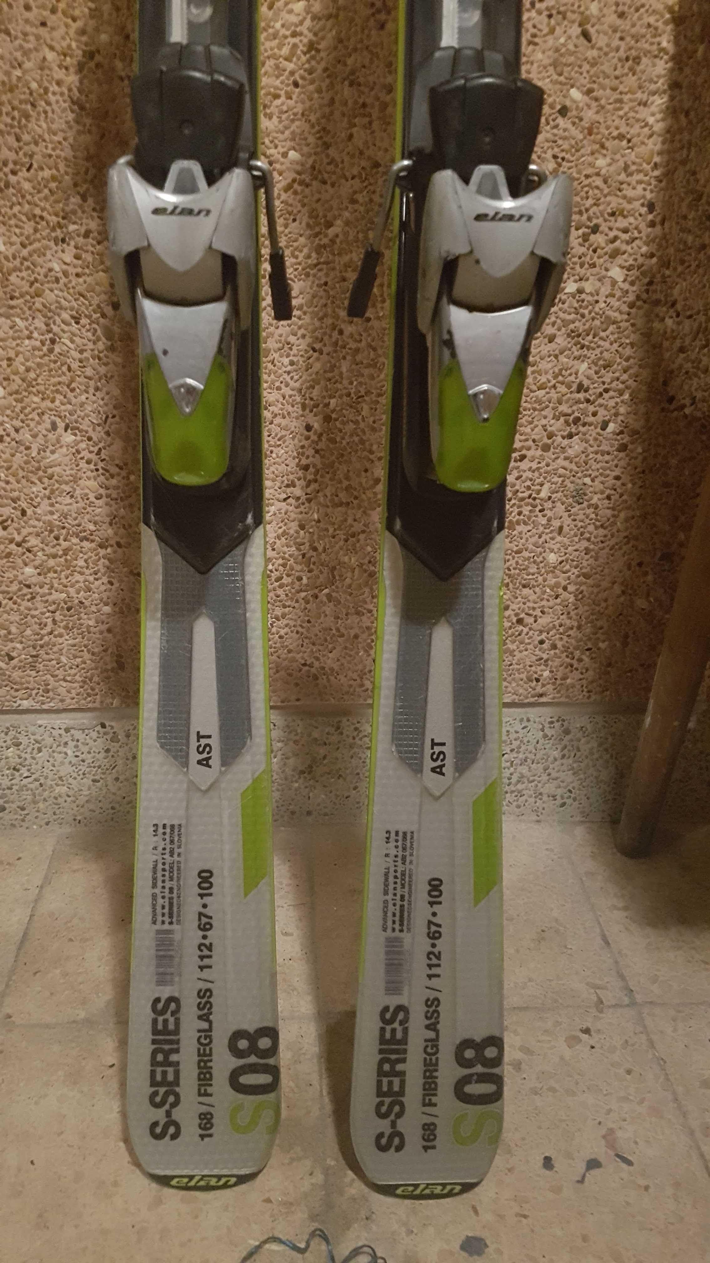 Esquis (skis) de Carving Elan Fusion S-08 Graphite tamanho 168cm