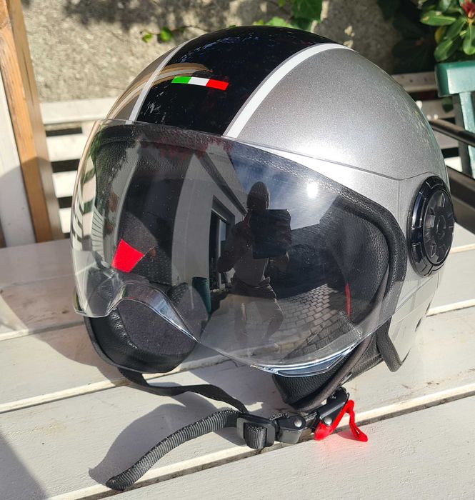 Capacete aberto Novo, tamanho L