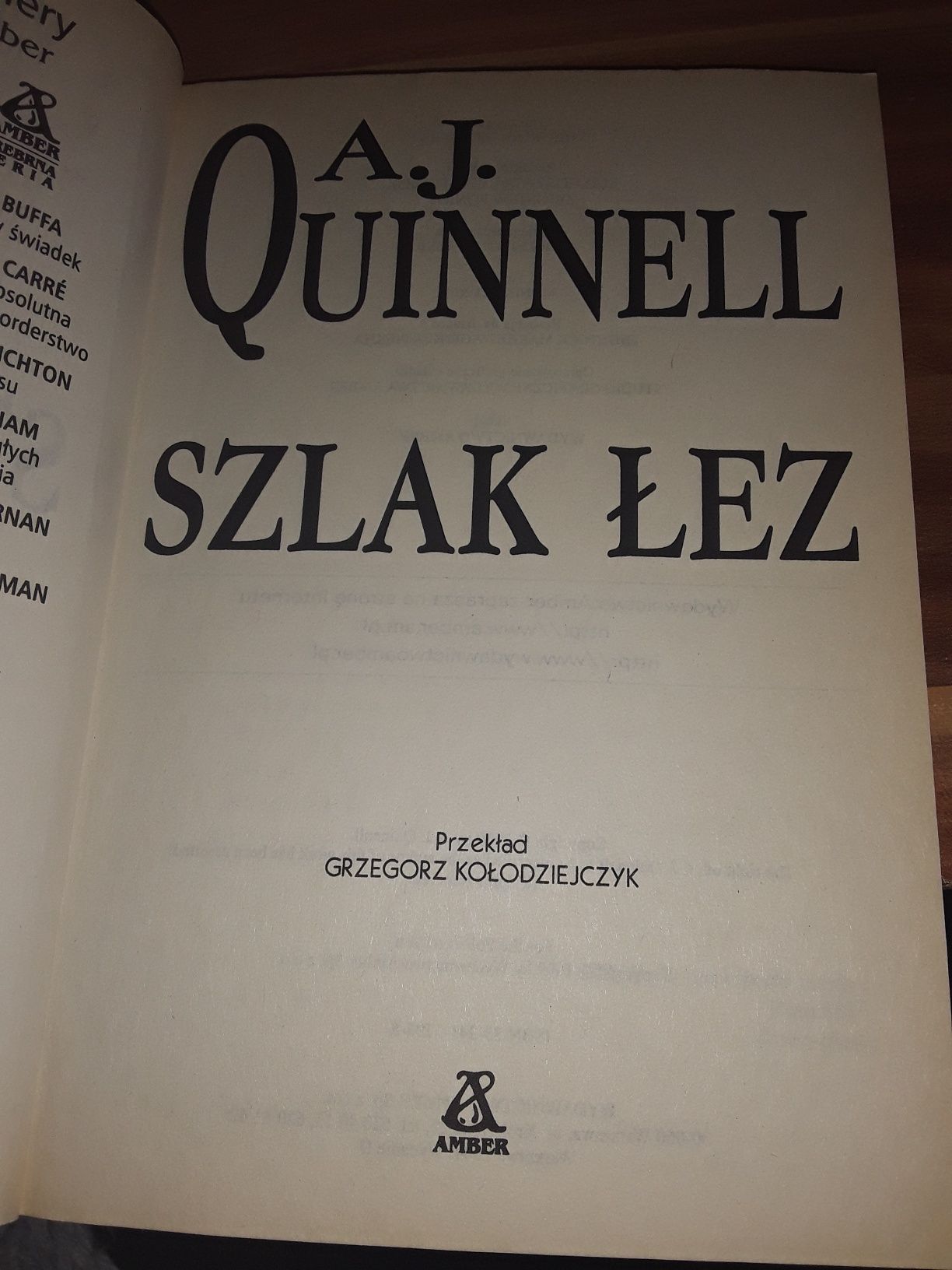 Szlak łez quinnell super tajne rządowy projekt Szokujący i śmiertelnie