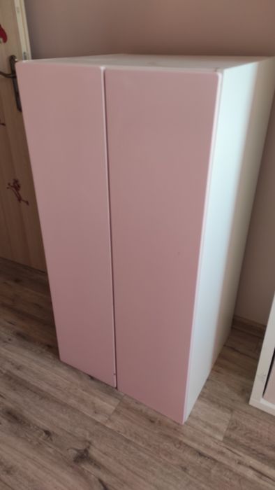 Szafa Stuva seria Ikea dziecięca różowa