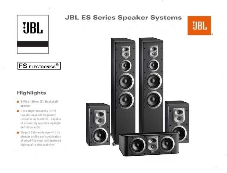 5 colunas JBL Seria ES  + receptor Yamaha RX  - como novo
