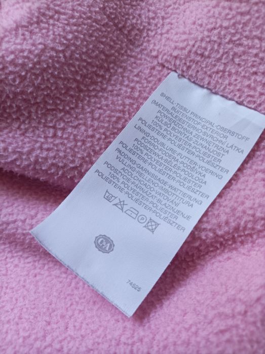 Kurtka zimowa gruba ciepła dla dziewczynki dziewczynka 110 C&A