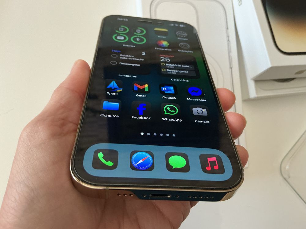 iPhone 14 Pro 128GB Dourado + Capa MagSafe Apple + Fatura