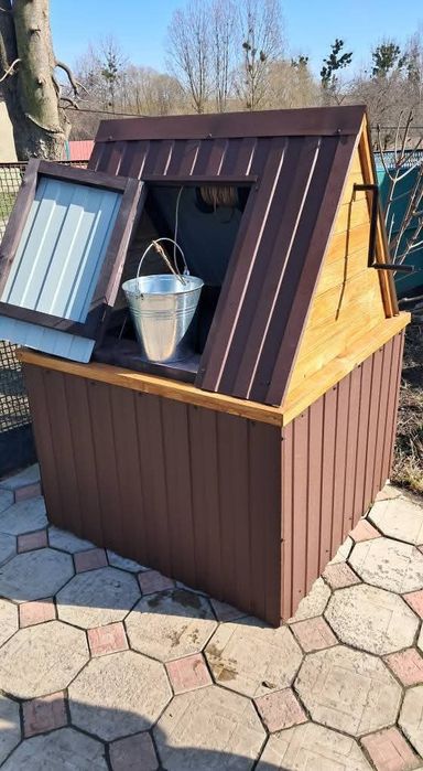 дах на криницю та інші вироби з дерева (накриття на колодязь)