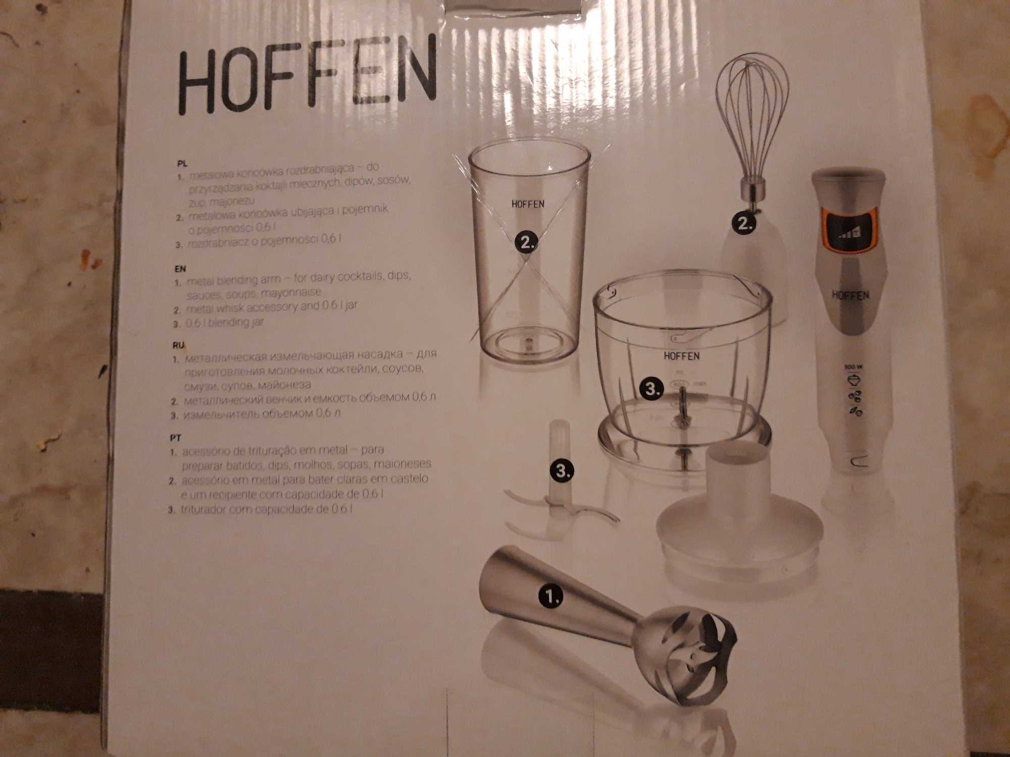 blender ręczny Hoffen, zestaw