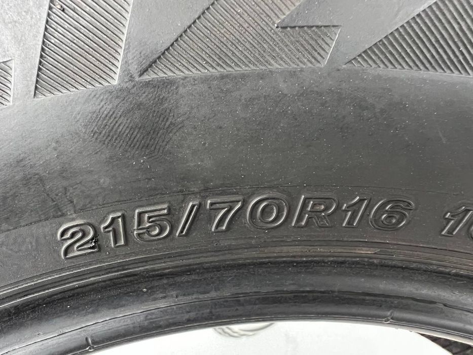 215/70 r16 bridgestone blizzak dm-v2 8mm шини бу зима