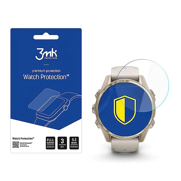 Szkło hybrydowe 3mk Watch Protection FlexibleGlass na Garmin Fenix 8 A