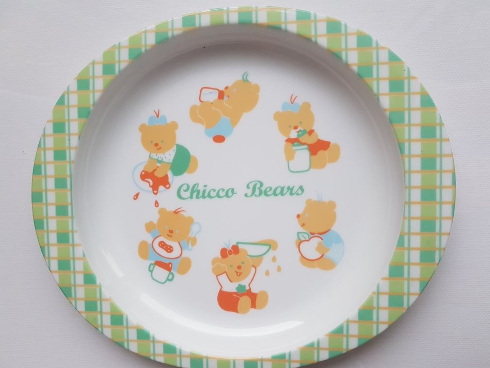 Chicco Conjunto de Pratos Bebé: Prato Raso e Prato Fundo