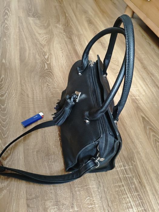 Torebka damska czarna duża