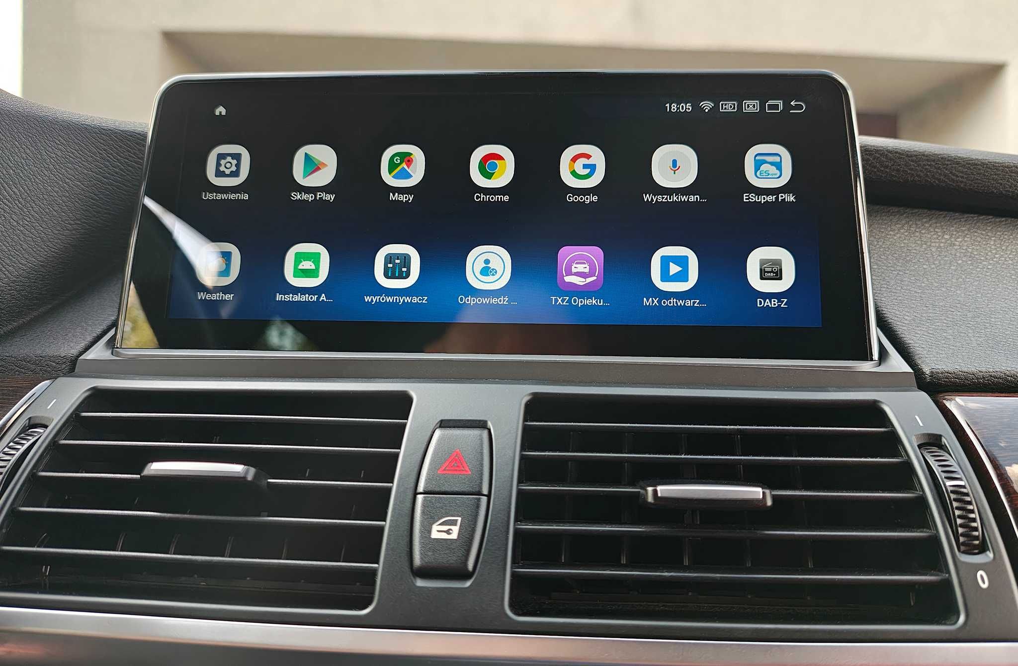 Ekran wyświetlacz Android BMW - X5 E70 - X6 E71 + Kamera cofania!