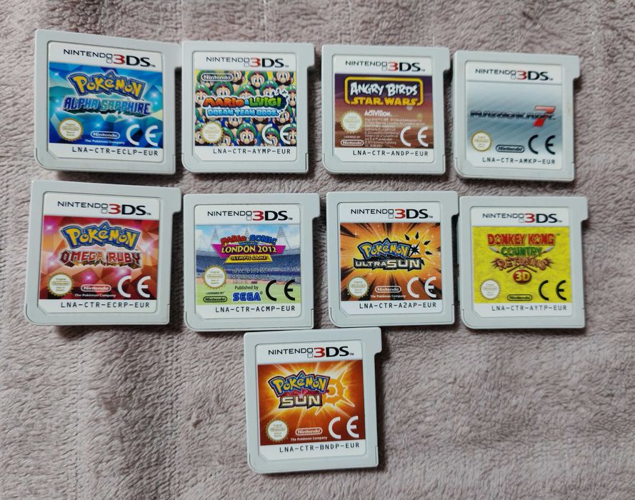 Картриджі до консолі nintendo 3ds xl