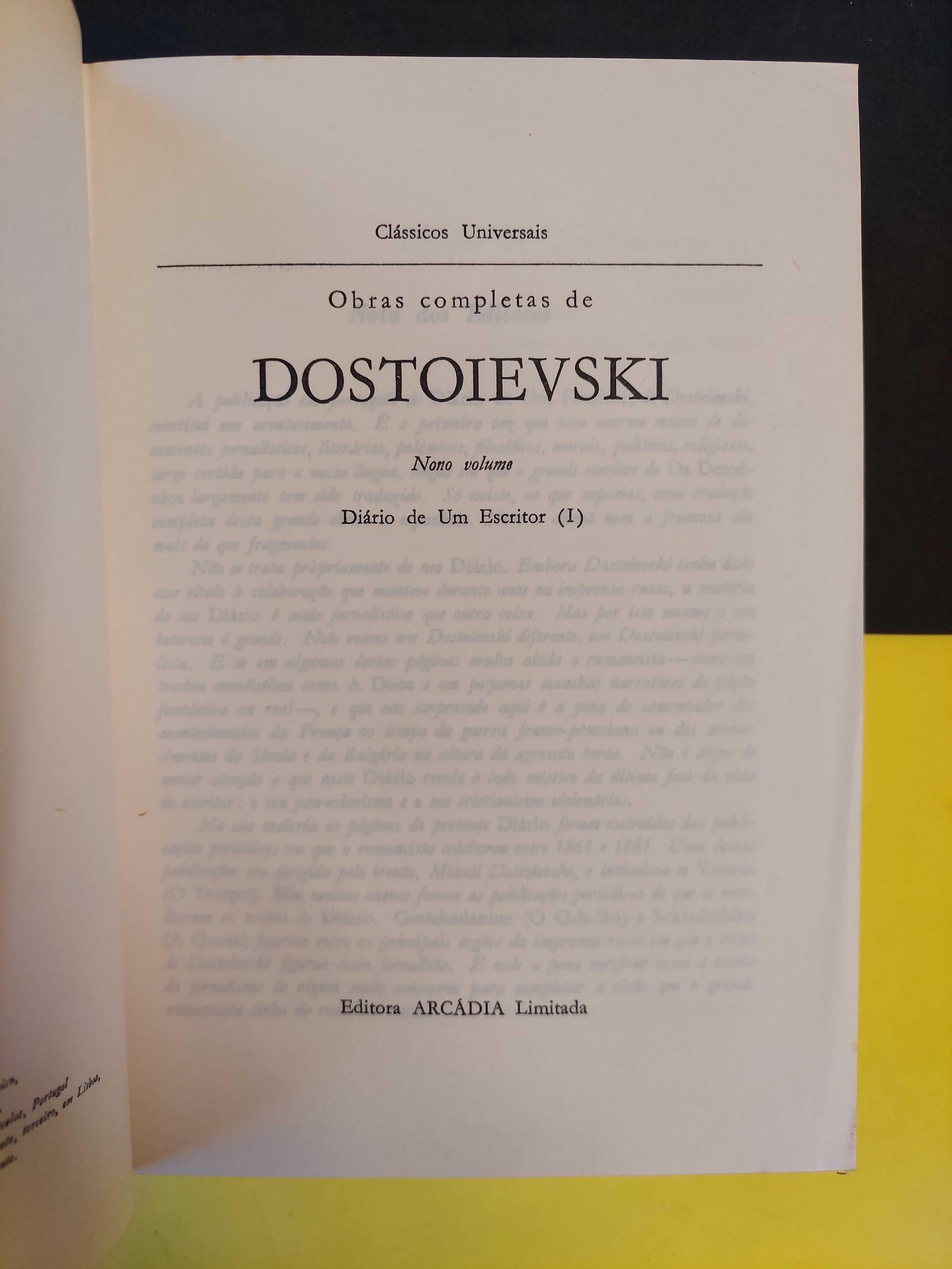 Obras Completas de Dostoievski - Vol IX