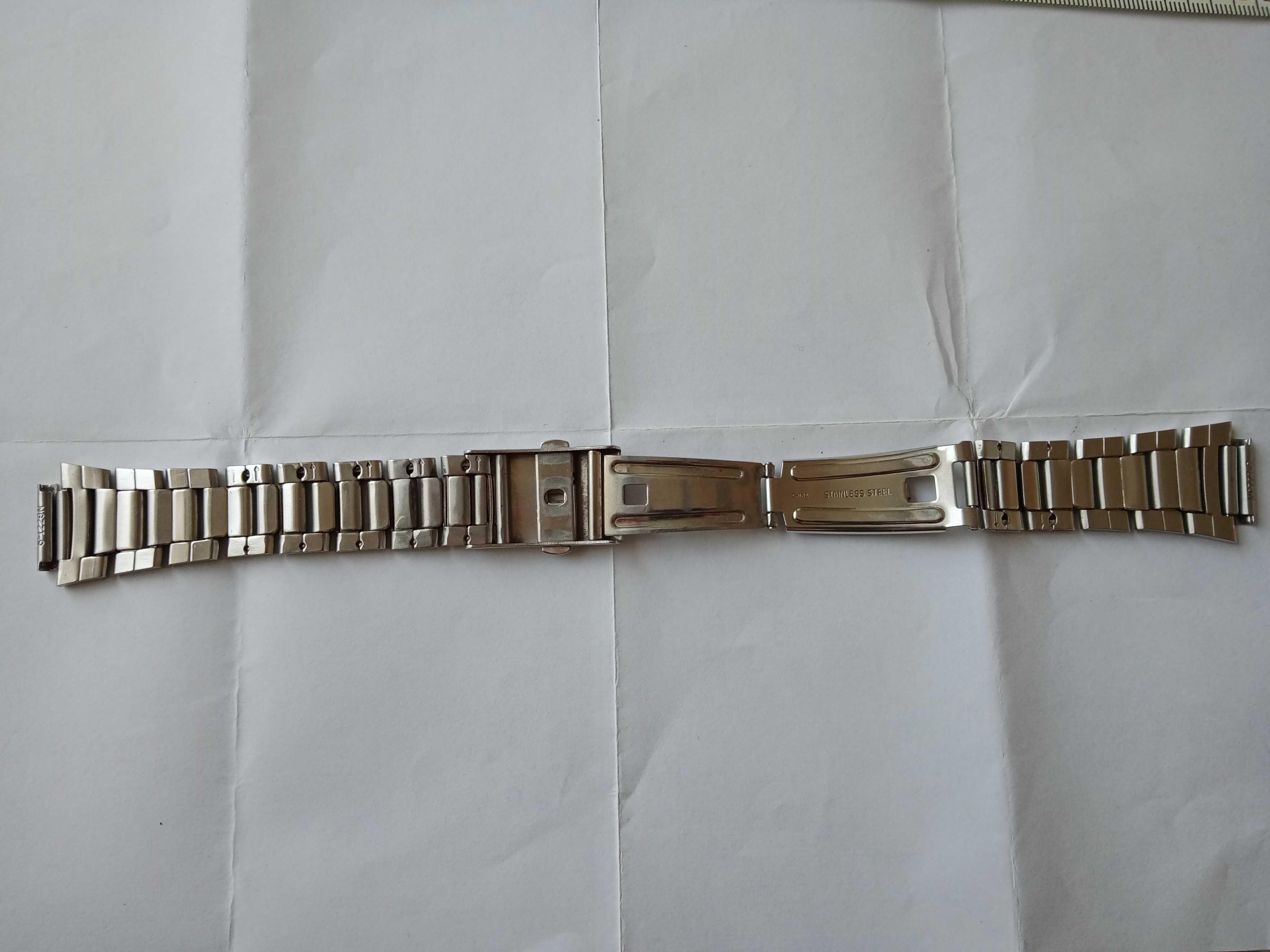 Pasek stalowy S-1229N do zegarka Casio  Bransoleta  max.dł.18cm