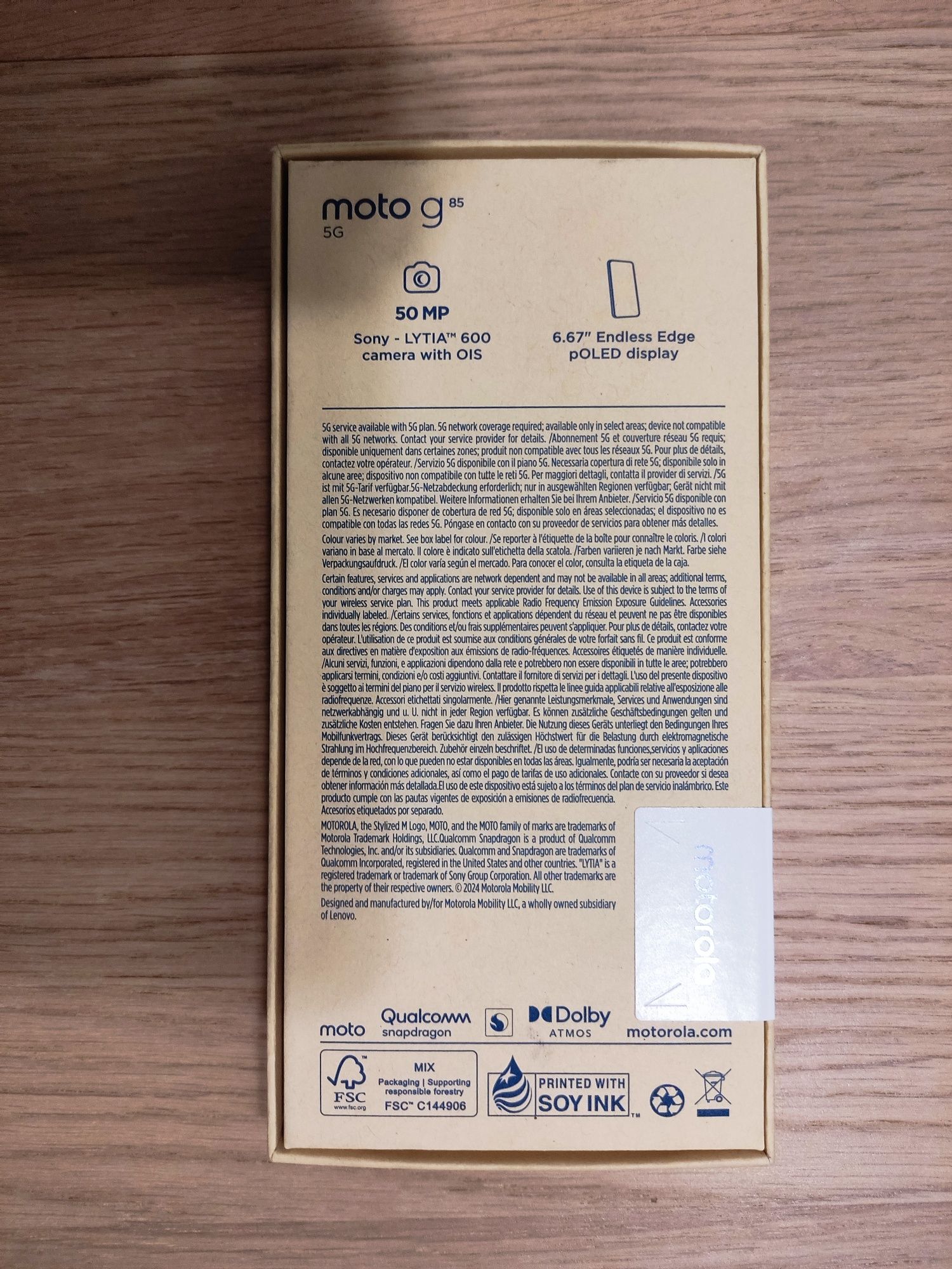 Motorola G85 novo