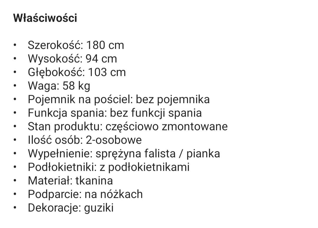 Dwuosobowa Sofa Cupido butelkowa zieleń