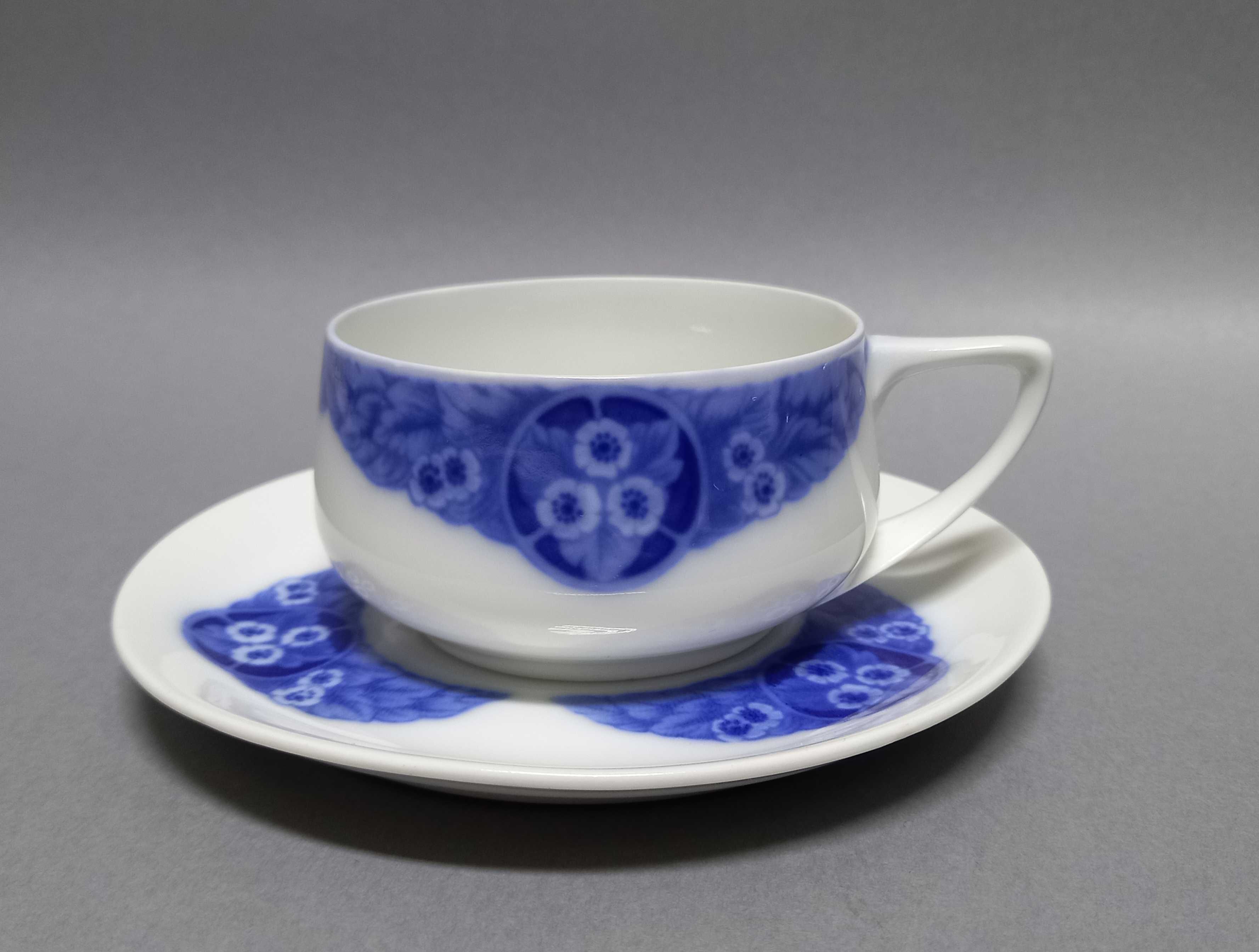 Zestaw filiżanek do herbaty, 6 szt.  Rosenthal Donatello 1920 r.
