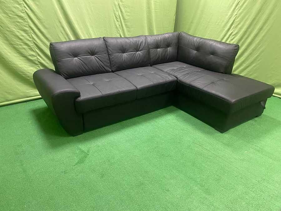 Кутовий диван. Розкладний куток. Диван з Німеччини. Шкіряний.