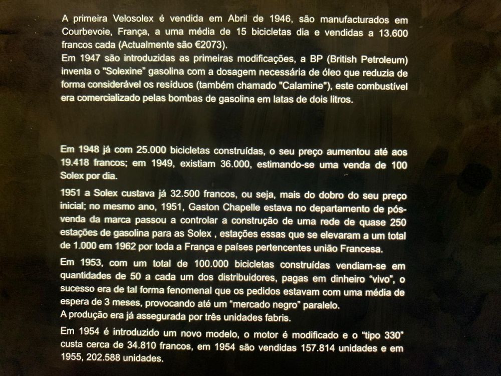 Solex VeloSolex anos 40 primeira série